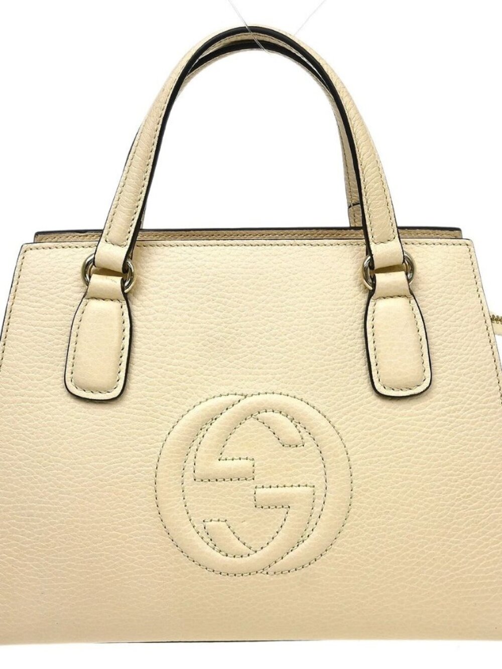 Gucci Ivory Soho Handbag 607722 213317 NQ09326